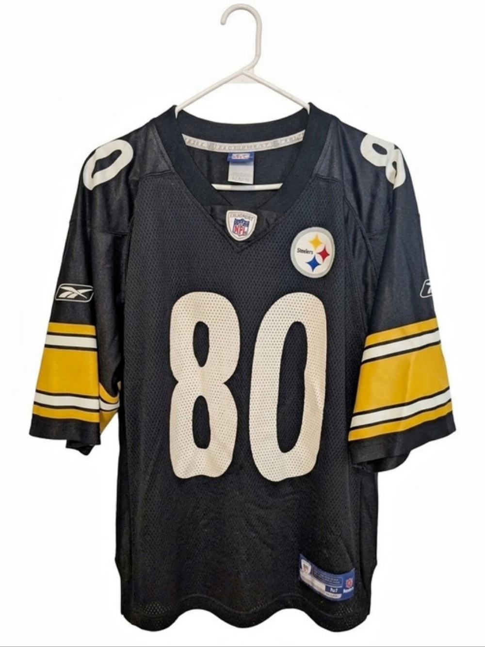 Vintage Reebok Plaxico Burress Pittsburgh Steelers Jersey Size Medium Fits Large